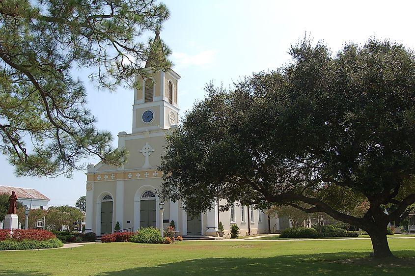 St. Martin de Tours Catholic Church in St. Martinville, Louisiana.