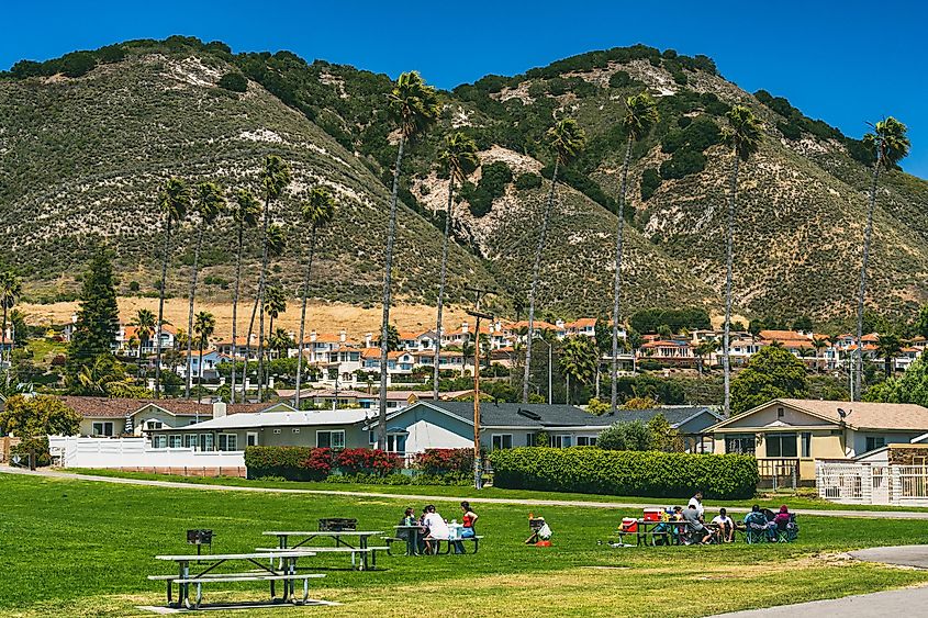 View from Spyglass Park in Pismo Beach, California