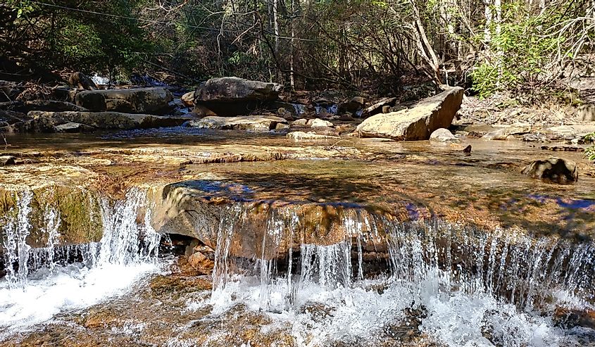 A stream in Virgin Falls State Natural Area, Tennessee