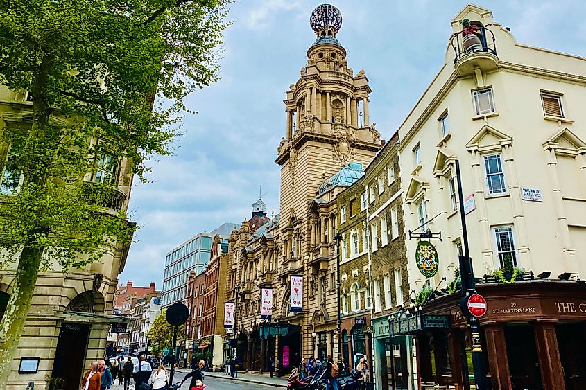 Londons Theatre District street scene Image credit Bryan Dearsley