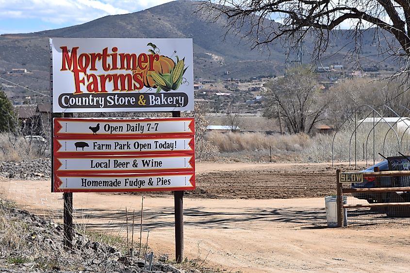 Mortimer's Farm in Dewey, Arizona.