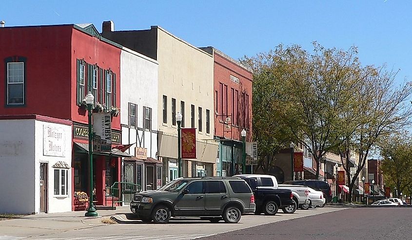 Downtown Ashland, Nebraska.