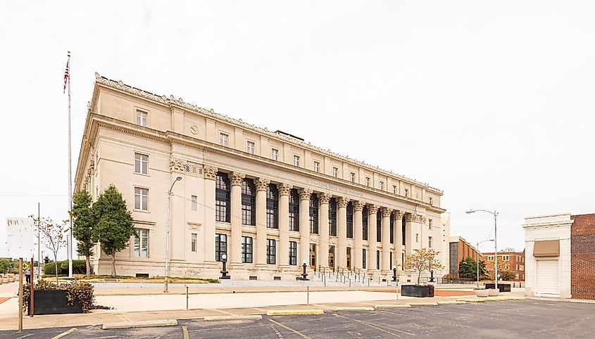 The ED Edmondson United States Courthouse, a historical building in Muskogee, Oklahoma.
