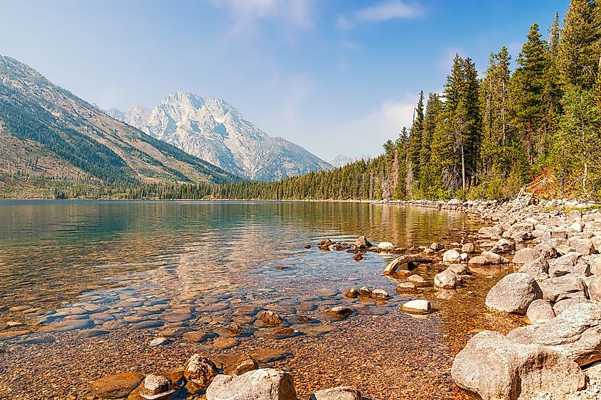 Jenny Lake at Grand Teton National Park.