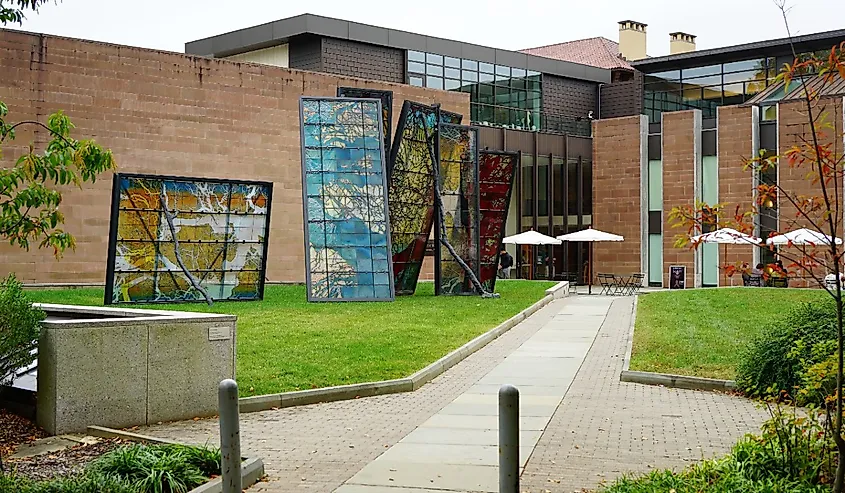 The Princeton University Art Museum in McCormick Hall on the campus of Princeton University.