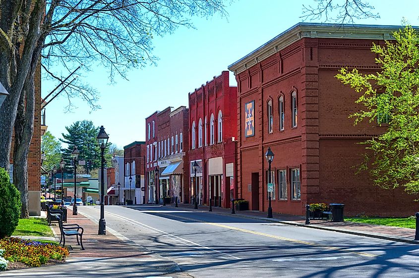 The charming town of Rogersville, Tennessee.