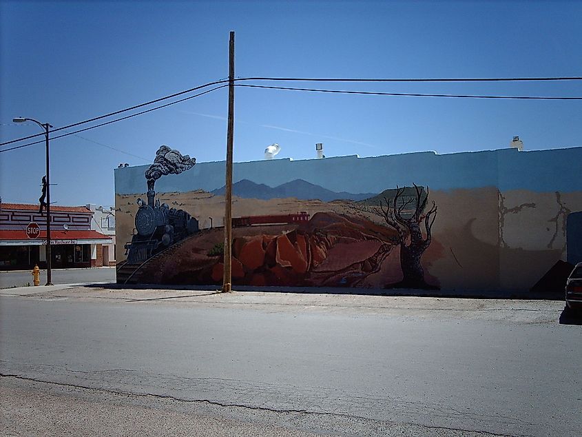 Wall in Mountainair, New Mexico