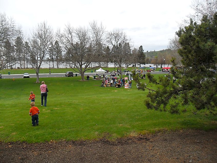 Veterans Park in Klamath Falls, Oregon