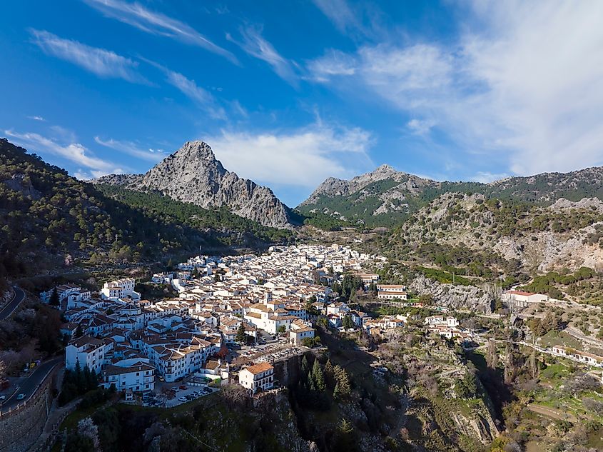 Municipality of Grazalema in the comarca of the white villages in the province of Cadiz, Spain.