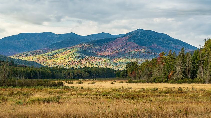 Autumn view of Whiteface Mountain from Wilmington 