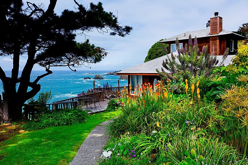 A beautiful house in Mendocino