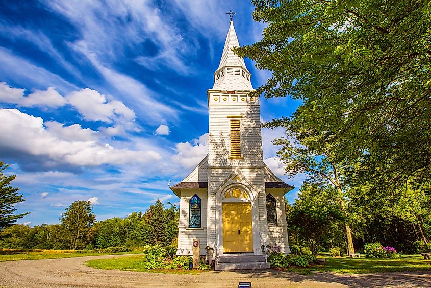 St. Matthew's Chapel in Sugar Hill, New Hampshire.