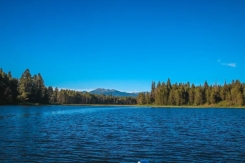 Lake Cascade in the Boise National Forest, Idaho.
