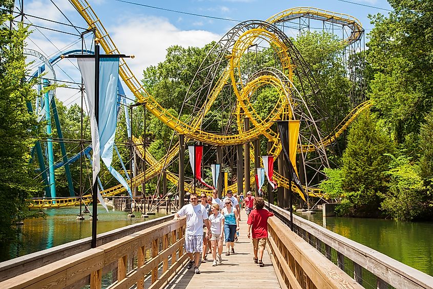 Busch Gardens, Williamsburg, Virginia.