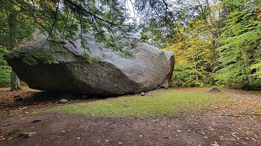 Madison Boulder in Madison, New Hampshire.
