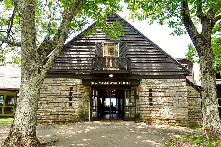 Big Meadows Lodge in Shenandoah National Park, Virginia.