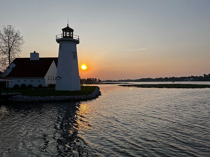 Sunset on Buckeye lake Ohio
