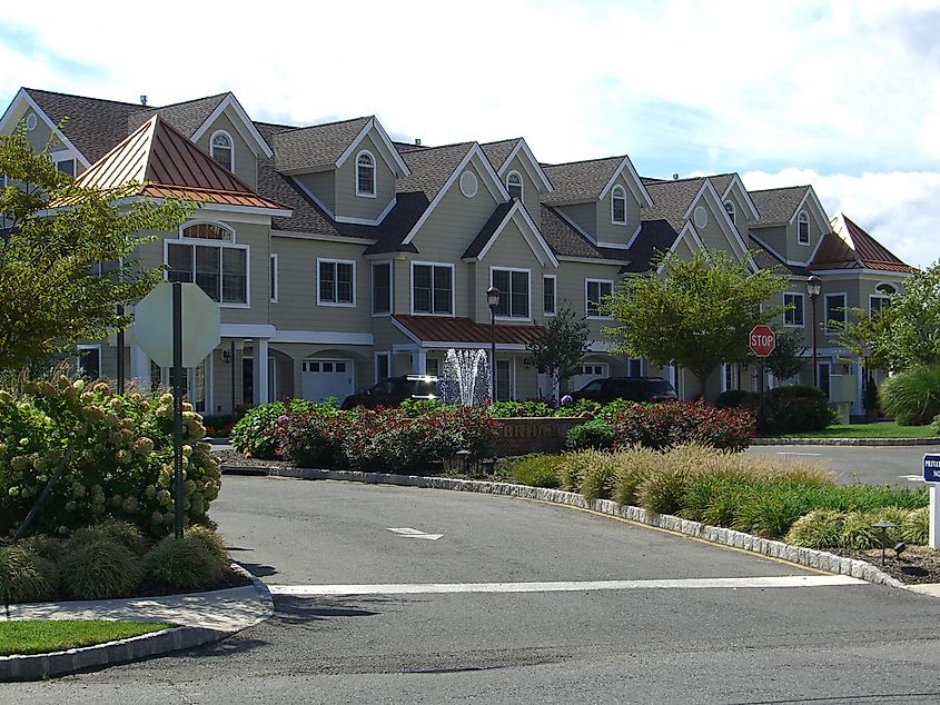 Residence seen on Fisk Avenue in Brielle, New Jersey.