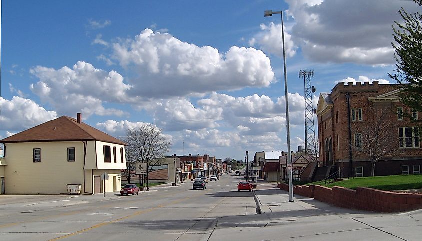 A beautiful day in Wayne, Nebraska.