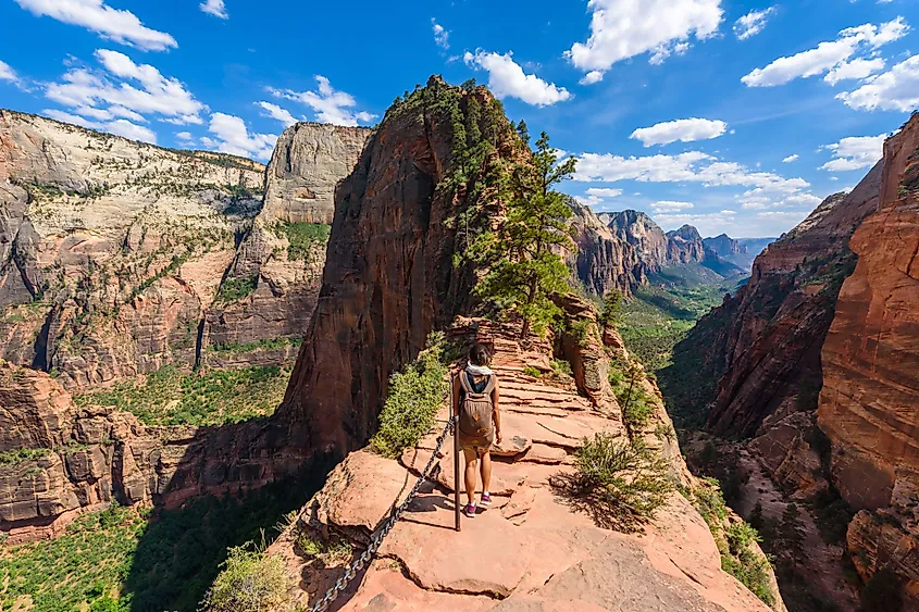 Hiking the Angels Landing Trail in Zion National Park