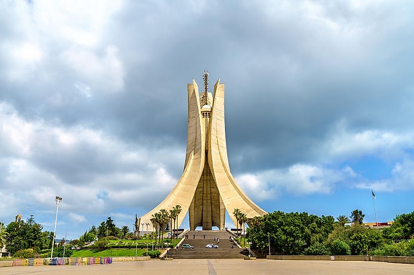 Martyrs Memorial for Heroes killed during the Algerian war of independence.