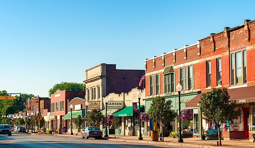 Bedford, Ohio With many old buildings over a century old, this southeastern Cleveland suburb retains a small-town America look and atmosphere.