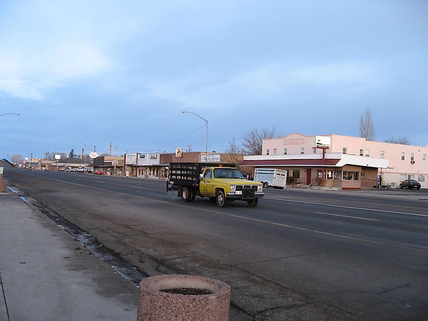 Street view in Delta, Utah