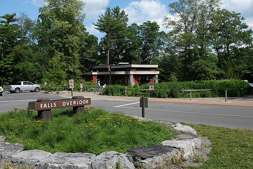 The Visitor Center at the Taughannock Falls Overlook, via Steve Cukrov / Shutterstock.com