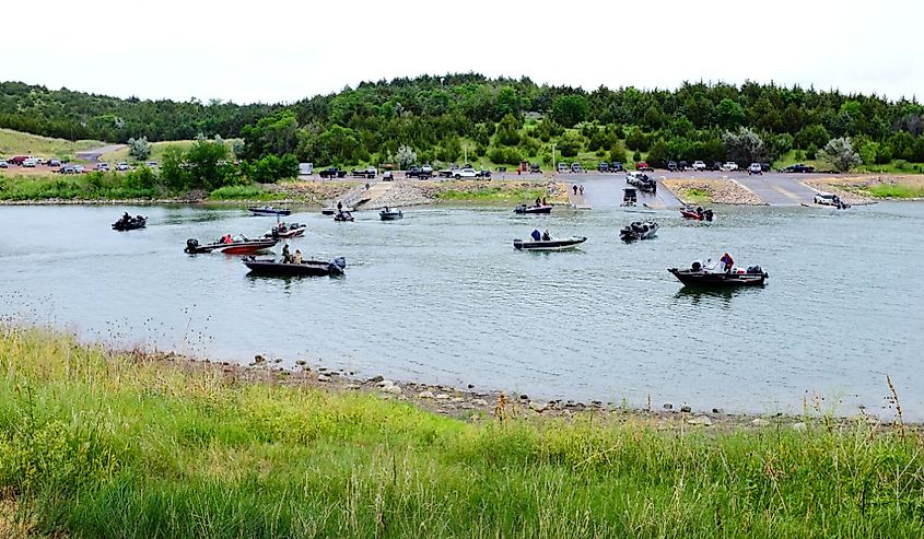 Platte Creek Recreation Area is located on the eastern shore of Lake Francis Case, off the Missouri River.