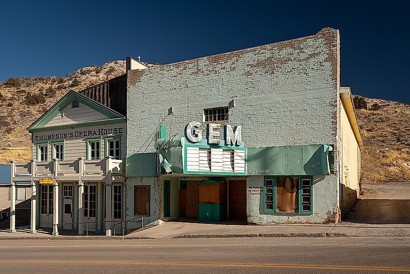 Old building in Pioche, Nevada