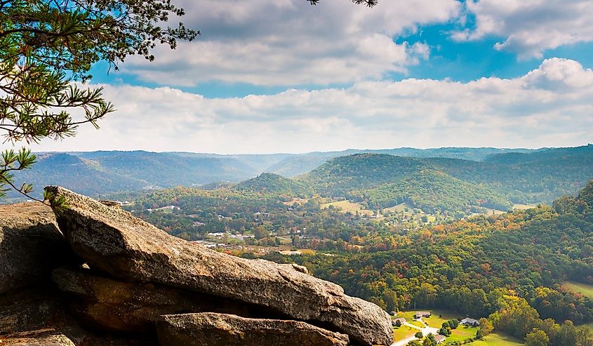 East Pinnacle Lookout in Berea, Kentucky.