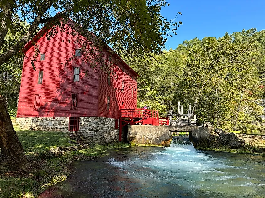 Alley Spring Mill in Eminence, Missouri.