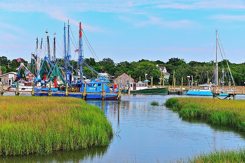 A beautiful day at Mount Pleasant, South Carolina.