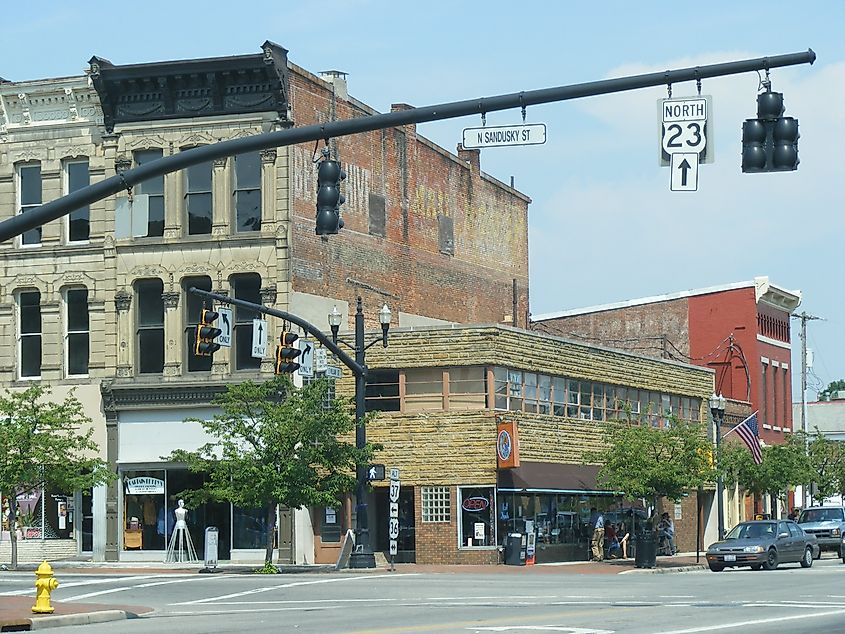 S. Sandusky St in Delaware, Ohio