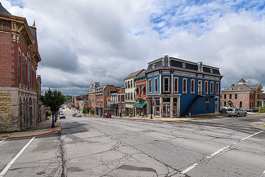 Downtown Wabash, Indiana.