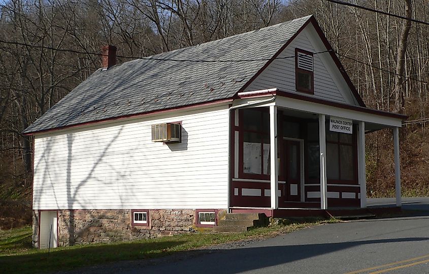 General store and post office in Walpack Center in New Jersey.