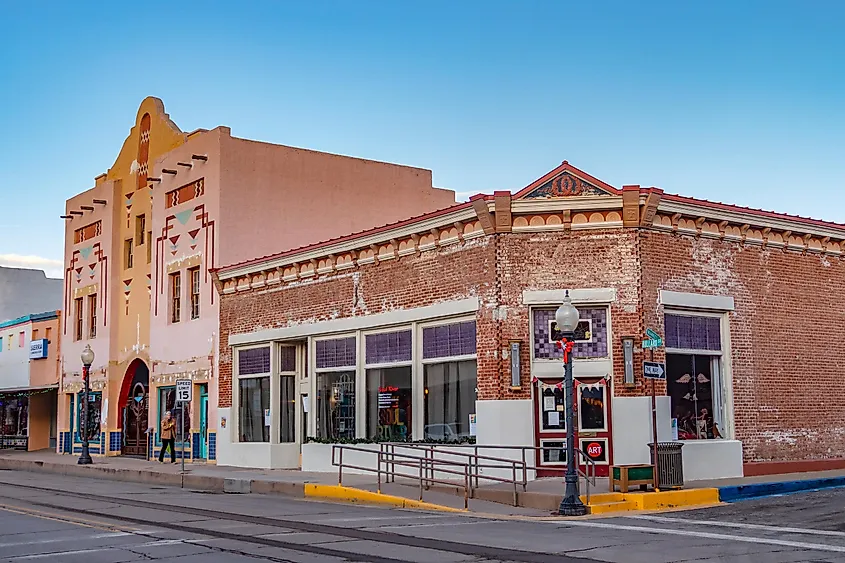 Historic building in Silver City, New Mexico.