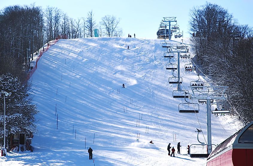 Horseshoe ski resort in Barrie, Ontario, Canada