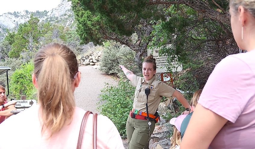 Visiting Lewis and Clark Caverns State Park public recreation and nature preserve in Whitehall, Montana.