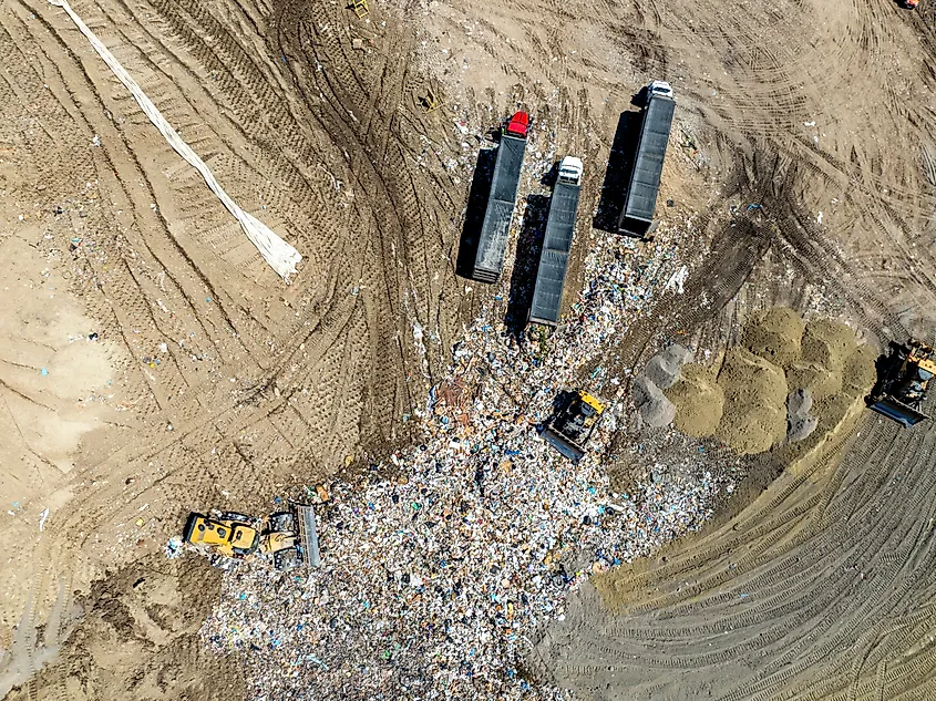 Chiquita Canyon landfill dump site.