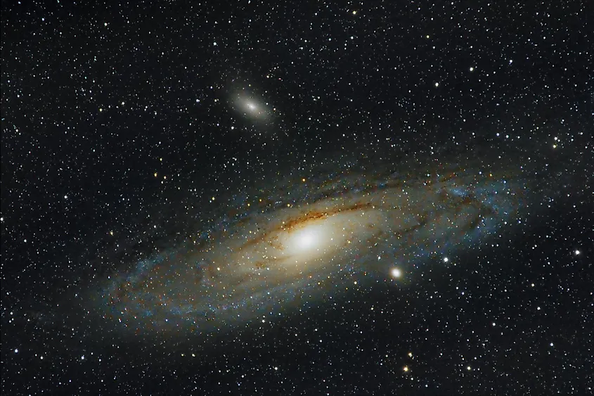 The Elliptical Andromeda Galaxy