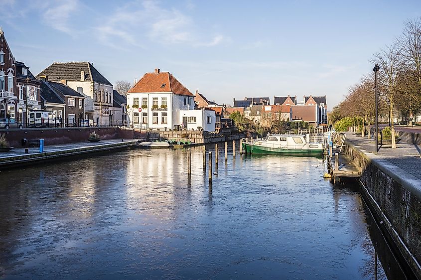 The port in Oudenbosch, Netherlands.