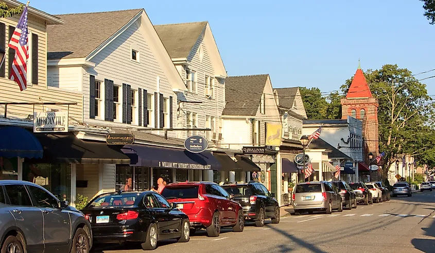 Main Street in Essex, Connecticut