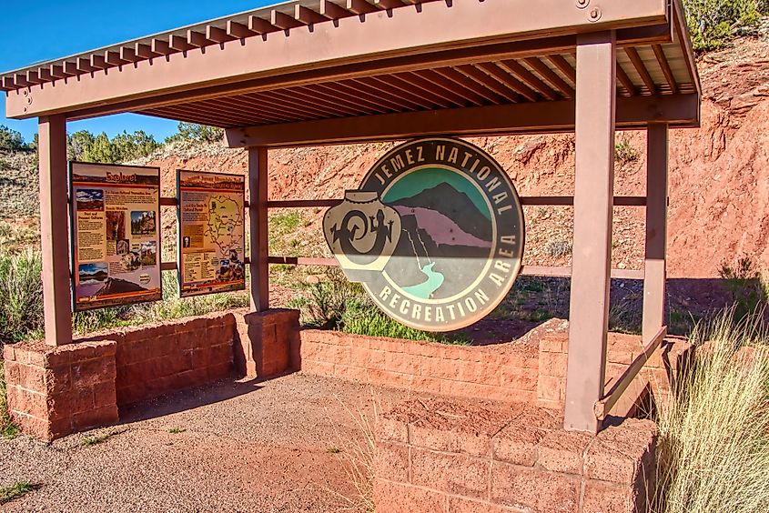 Jemez National Recreation Area in Jemez Springs, New Mexico