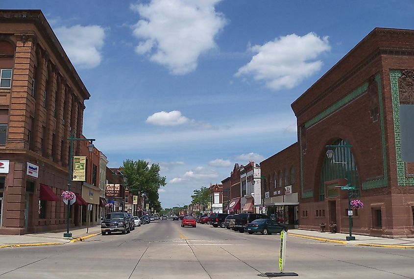 Downtown Owatonna, Minnesota.