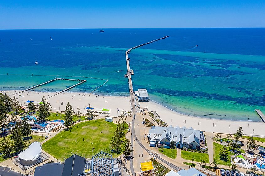 The spectacular town of Busselton, Western Australia.