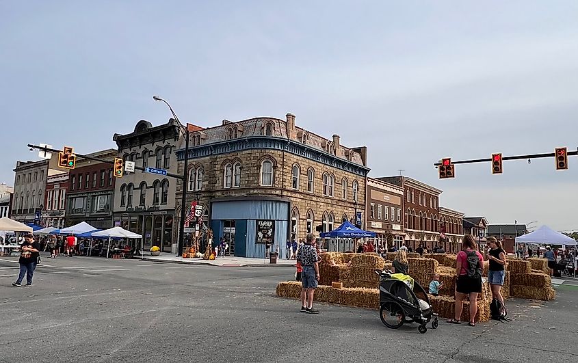 Downtown Xenia, Ohio.