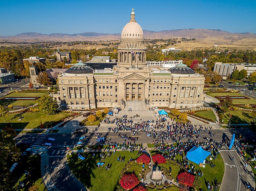 the Capital building in Boise Idaho