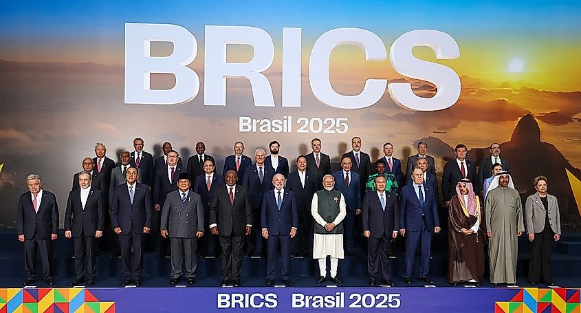 17th BRICS Summit at Rio de Janeiro, in Brazil on July 07, 2025