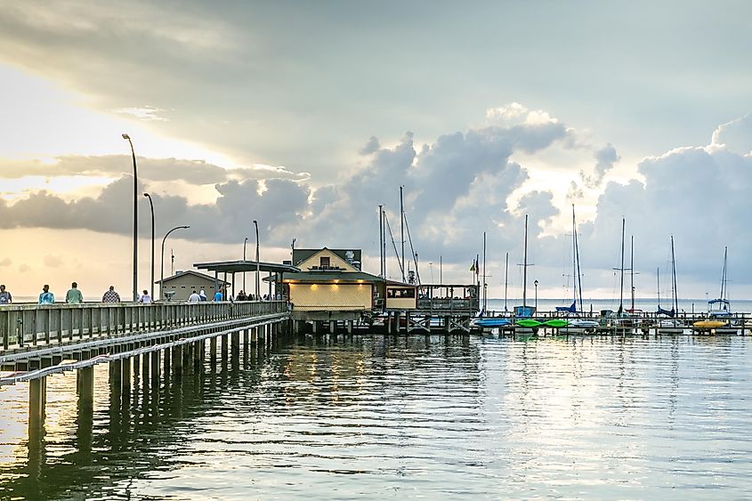 The pier at Fairhope, Alabama.